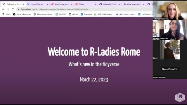 R-Ladies Rome (English) - What's new in the tidyverse - Isabella Velasquez