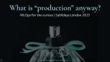 SatRdays London 2023: Julia Silge - What is "production" anyway? MLOps for the curious